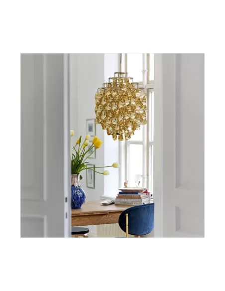 Suspensión Verpan Spiral sp1 especificaciones doradas.